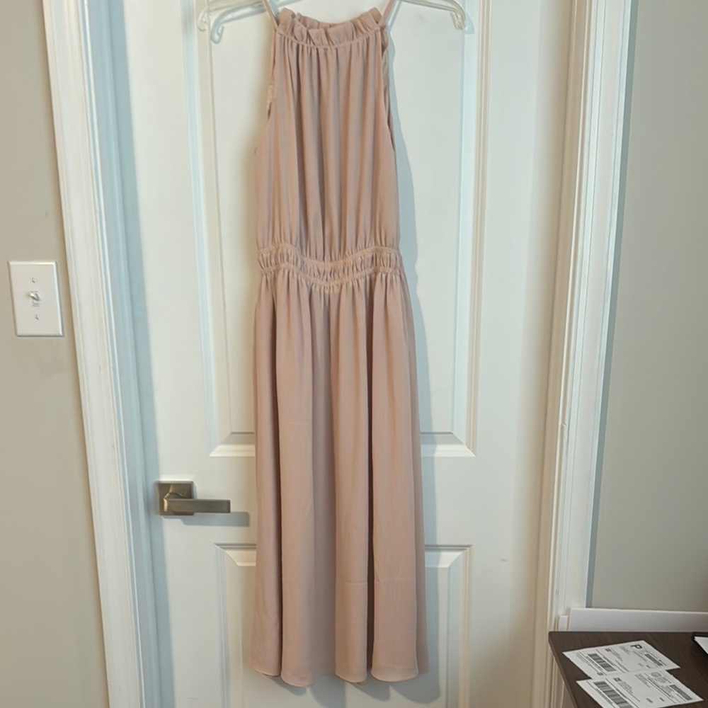 H&M Pink Halter Maxi Dress for Wedding